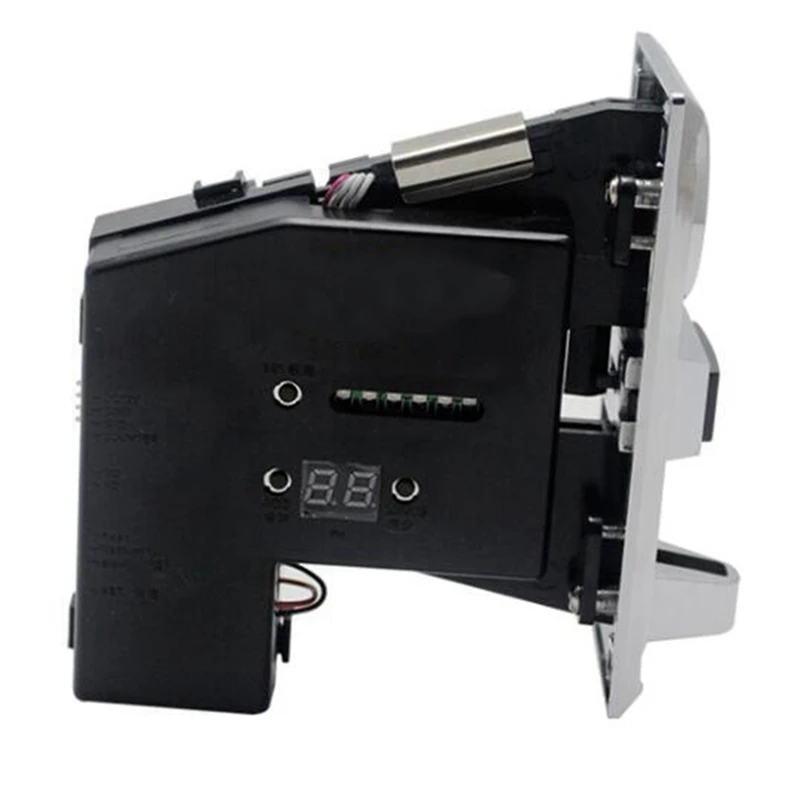 4X Programable Plastic Multi Coin Acceptor Electronic Roll Down Coin Acceptor Selector Mechanism Side Coin Selector
