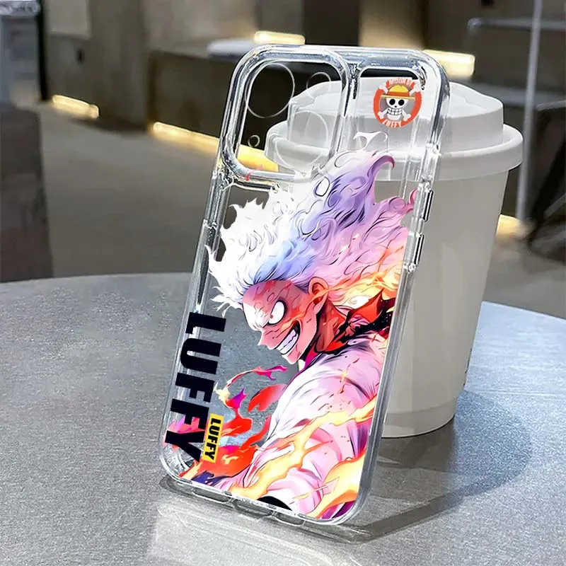 

Sun God Nika Art One Piece Phone Case For Apple iPhone 17 16e 16 15 14 13 12 11 Pro Max Plus Mini TPU Soft Transparent