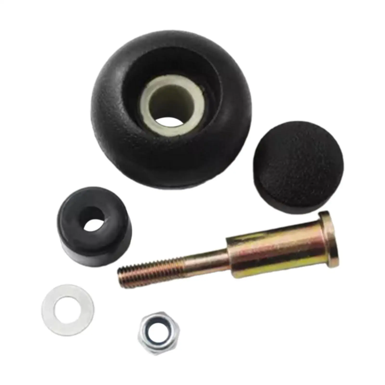 Empilhadeira Volante Ball Head Handle Knob, Peças de reposição pretas, Simples