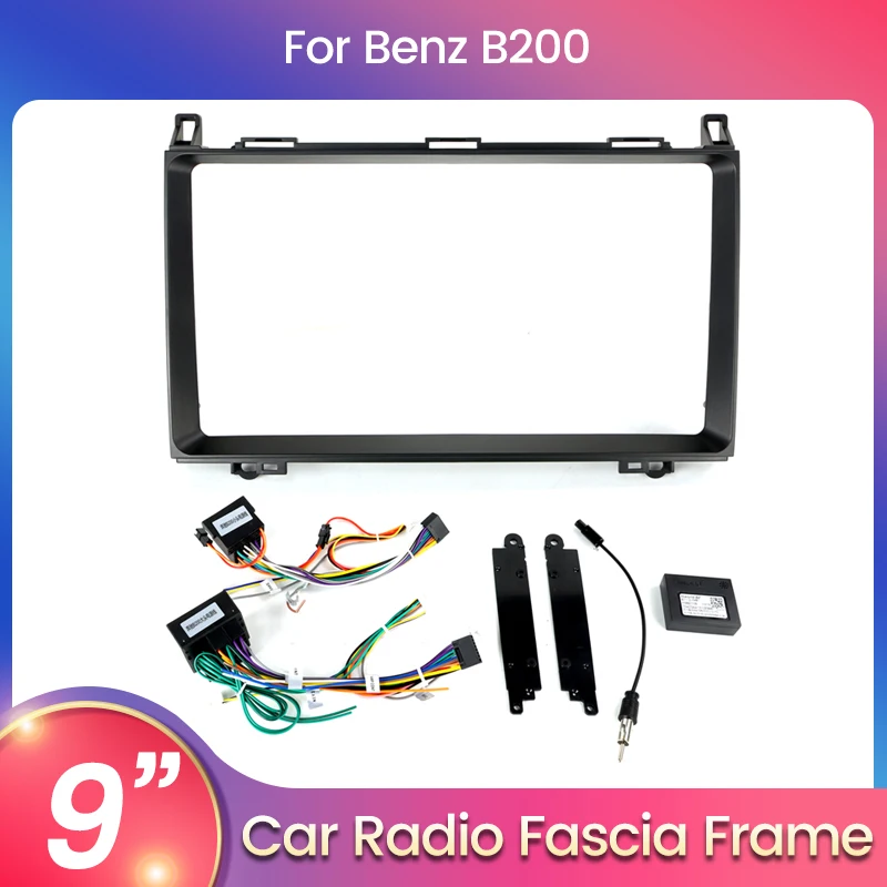Car Radio Player Dash Fitting Panel Kit Canbus Box Decoder for Mercedes Benz B200 A B Class W169 W245 Vito W639 Sprinter W906
