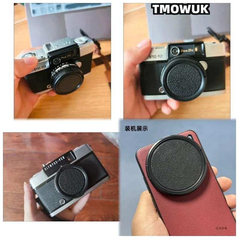 Защитная крышка для объектива камеры PENTAX KF 645D K-5 Q10 MZ-S K-1 Ist DL2 K-S2, центральная, с фиксацией, 49 мм, 52, 55, 58, 62, 67, 72, 77