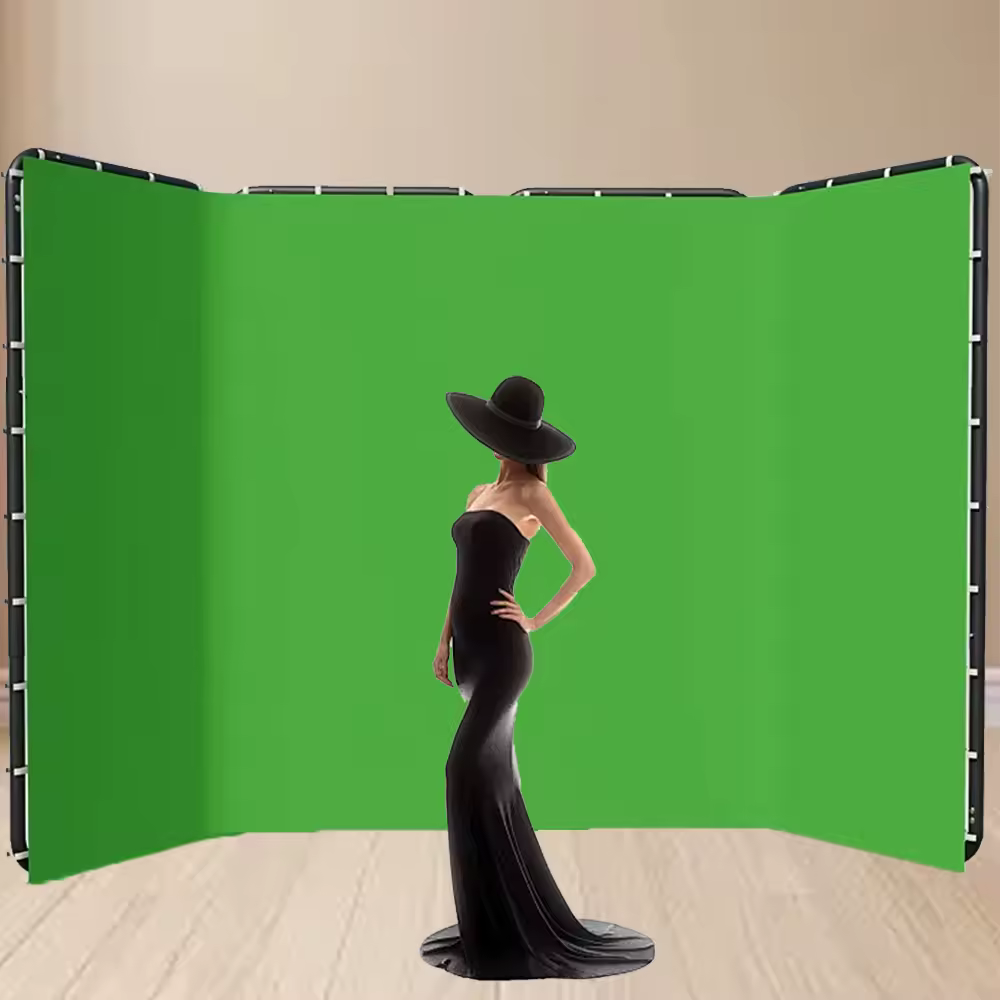 SH 2.4x4M Background Stand Frame With Photography Green Screen Backdrops Photography Background Support Studio Light Tripod