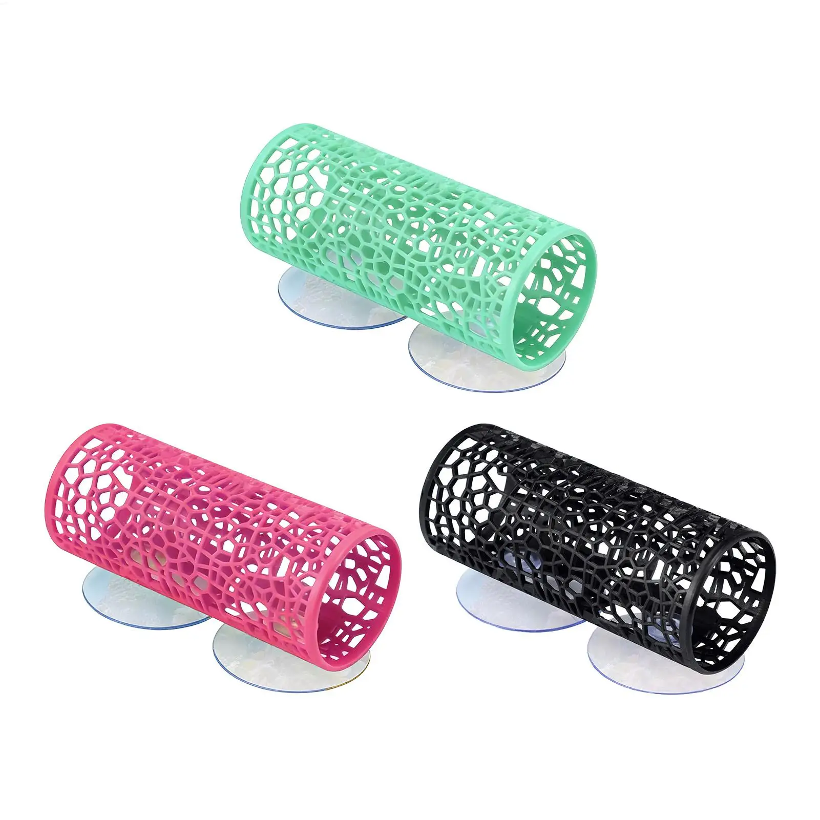 Betta Habitat Resting Shelter Ornament Fish Tunnel Toy For Aquarium Suction Small Safe Tube Shelter For Aquatic Pets Cichlids