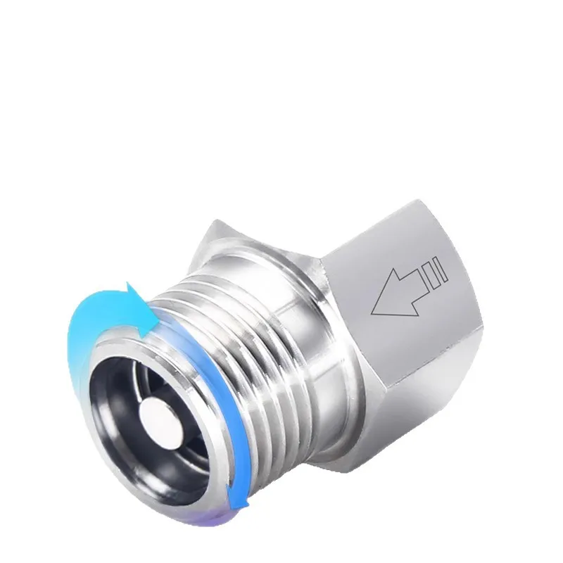 

1/4\" 3/8\" Manual One-Way Check Valve 304 Stainless Steel Internal/External Thread