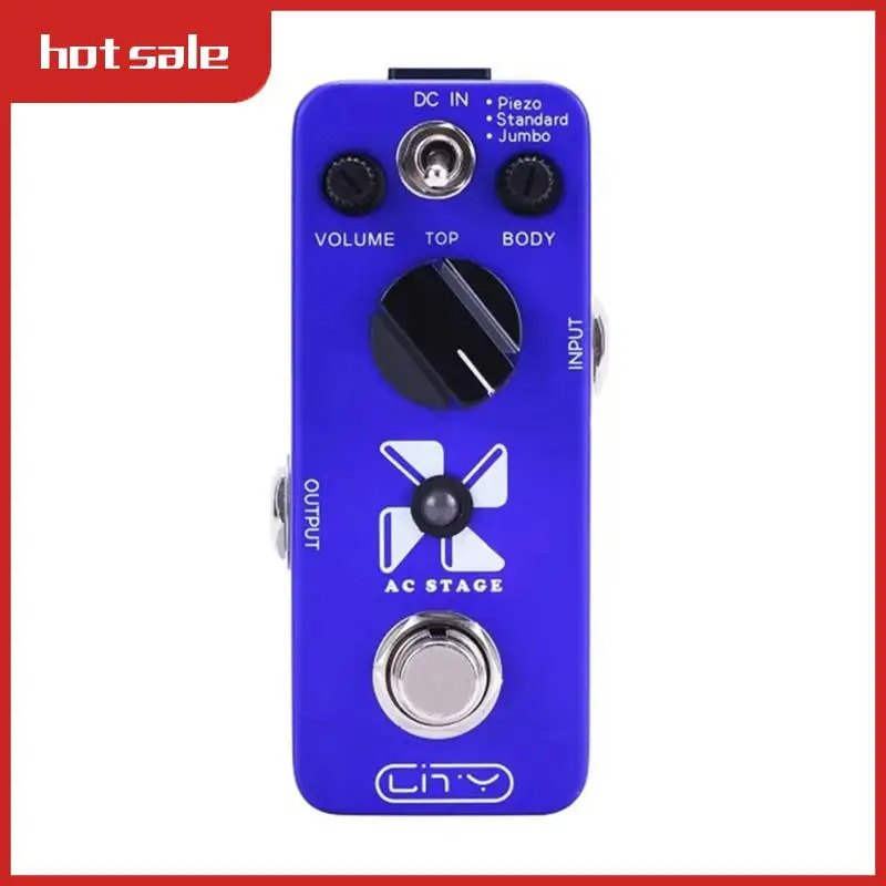 

Guitar Effect Pedal Acoustic Simulation AC Stage Electric Guitar Effect Pedal 3 Modes Piezo/Standard/Giant True Bypass