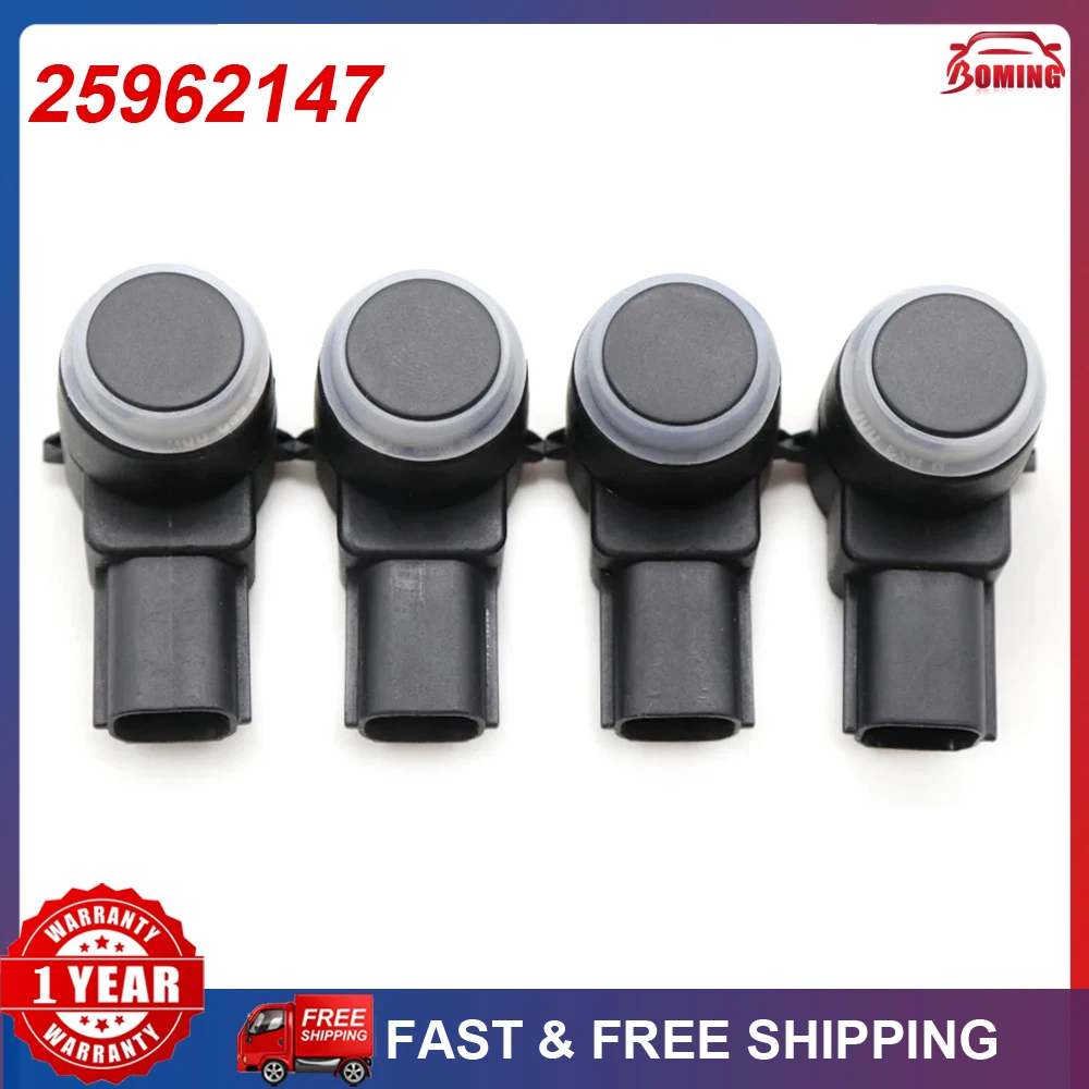 

4PCS NEW PDC Parking Sensor 25962147 For Cadillac Escalade Chevrolet Avalanche Silverado Suburban Tahoe GMC Yukon 25961317