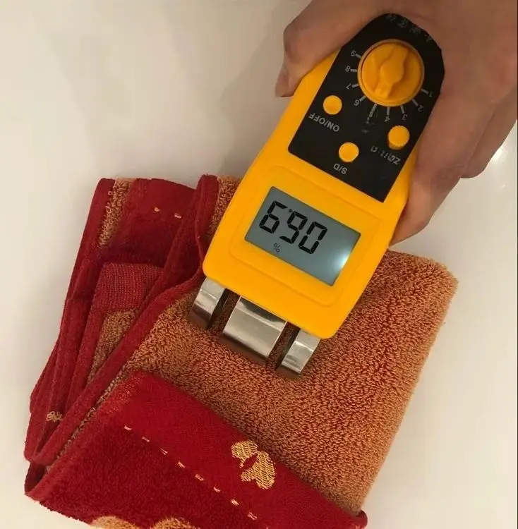 Leather Fabric Moisture Detection, Yarn Moisture Regain Tester, Textile Dry Humidity Tester
