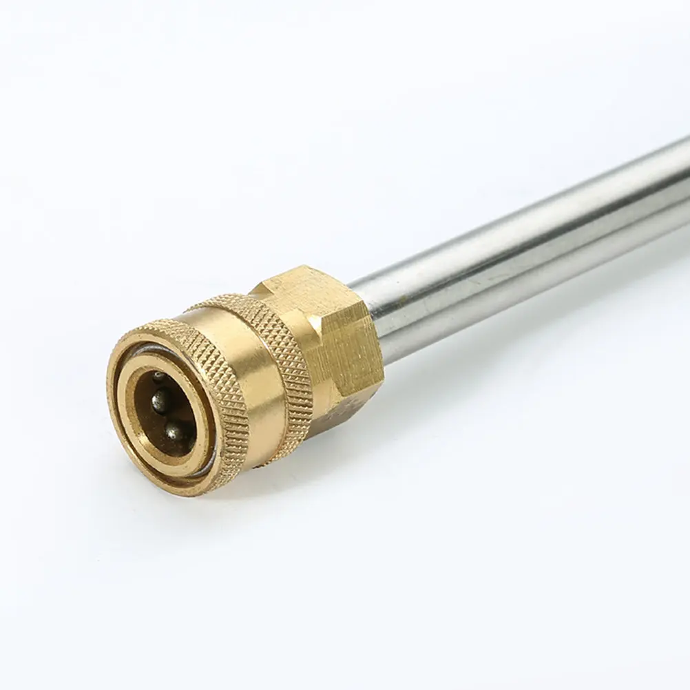 17 Inch Stainless Steel Pressure Washer Wand 14mm Male to 1/4 Quick Connect Female High Pressure Extension for Car Power Washer
