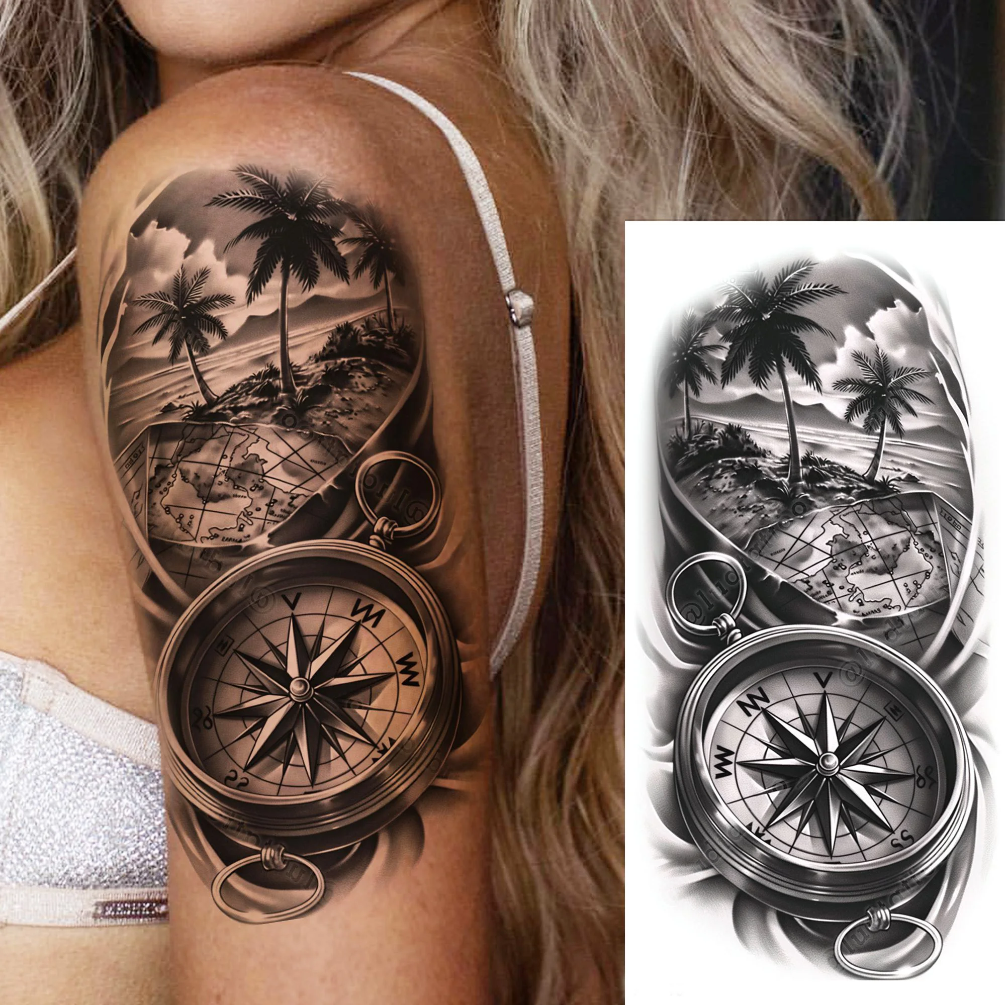 1 Sheet Bless Belief Faith Engraved Temporary Tattoos Family Love Tatoos Waterproof Realistic Fake Tattoo Stickers Long Lasting