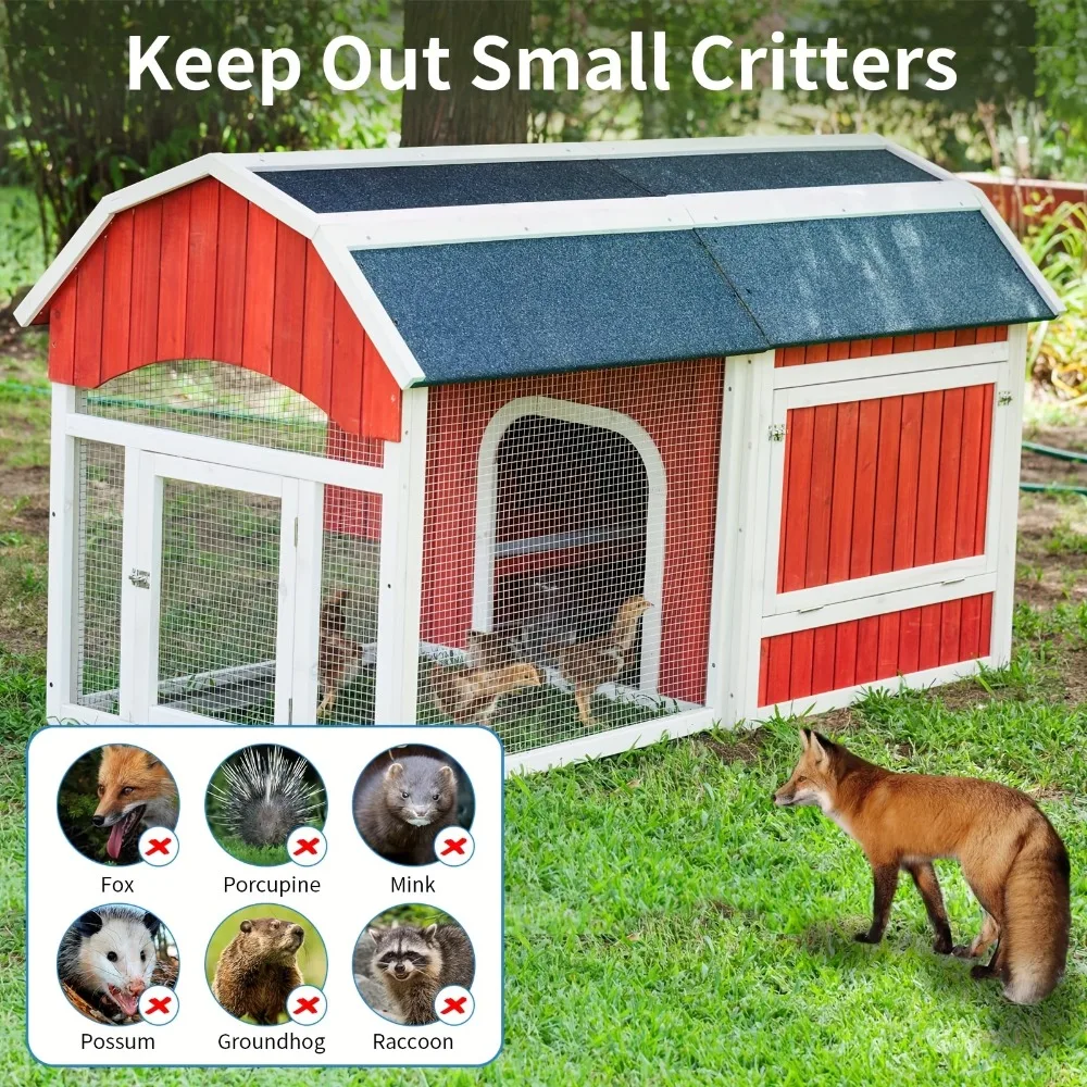 Galvanized Steel Wire Mesh Coil - Chicken Coop, Rabbit Coop, Poultry Fence and Vegetable Garden, Outdoor Garden Fence