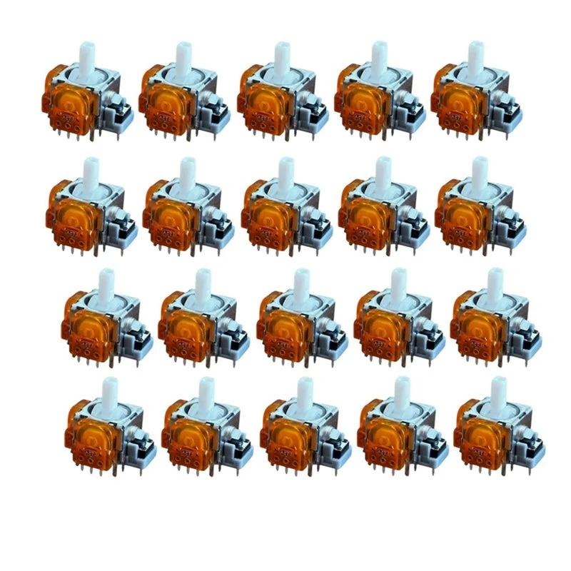 【STABLE QUALITY】TMR Tunnel Magnetic Resistance Joystick 100Pcs Electromagnetic For SWITCH PRO 3D Analog Rocker Thumbstick