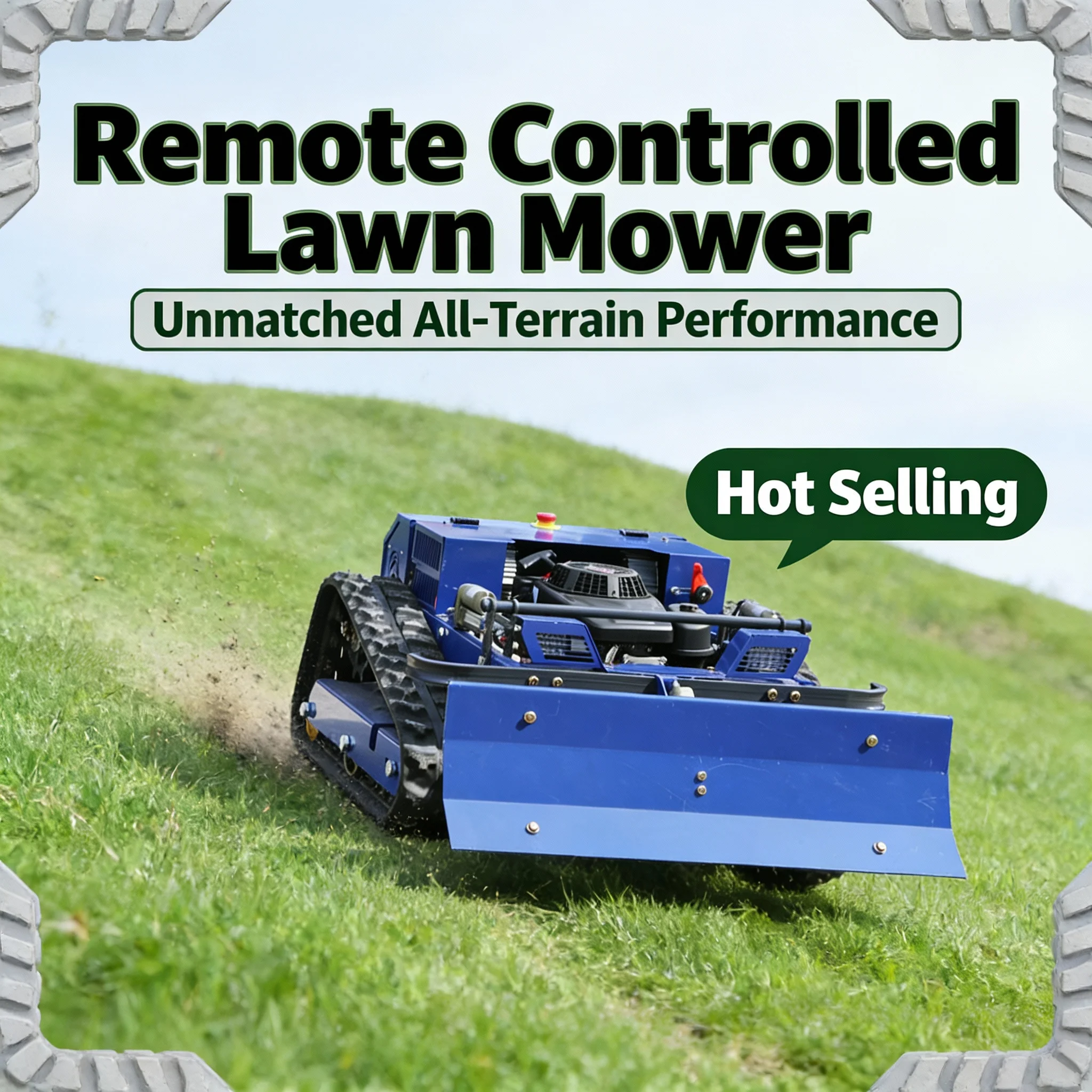 

Customized Garden Outdoor Wireless Remote Control Robot Lawn Mower Brushless Motor Free After-Sales Fast Delivery