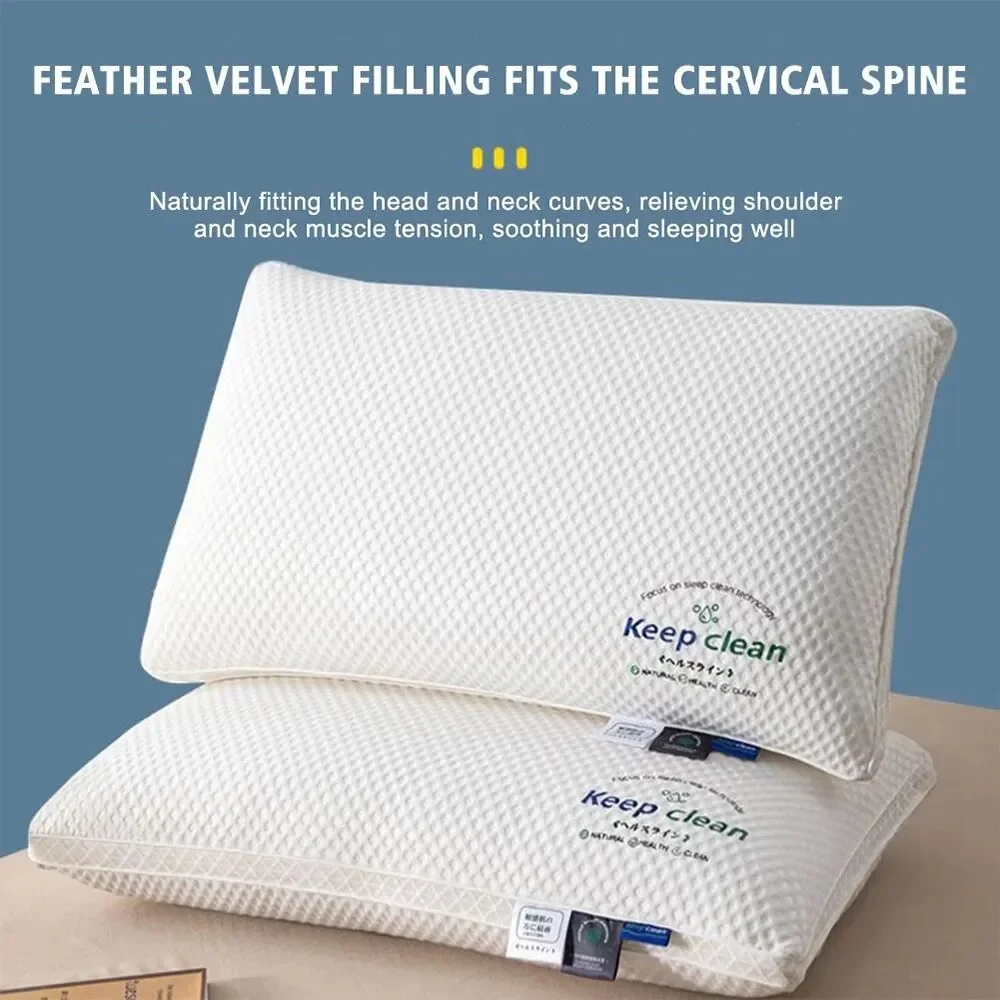 

3D Neck Pillow with High Elasticity and Non Collapse, Soft Neck Protection, Single Person Sleeping Pillow, Hotel Home Bedding