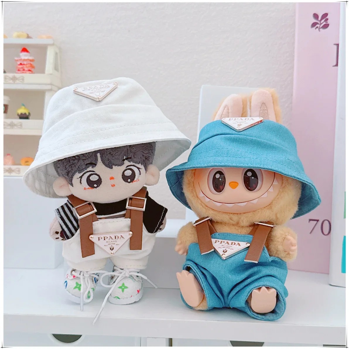 For 17cm v1v2 Labubu Clothes Labubu Sitting Party Hat Bib Pant Shoes Dolls Accessories Cute Decoration Game Toys image 5