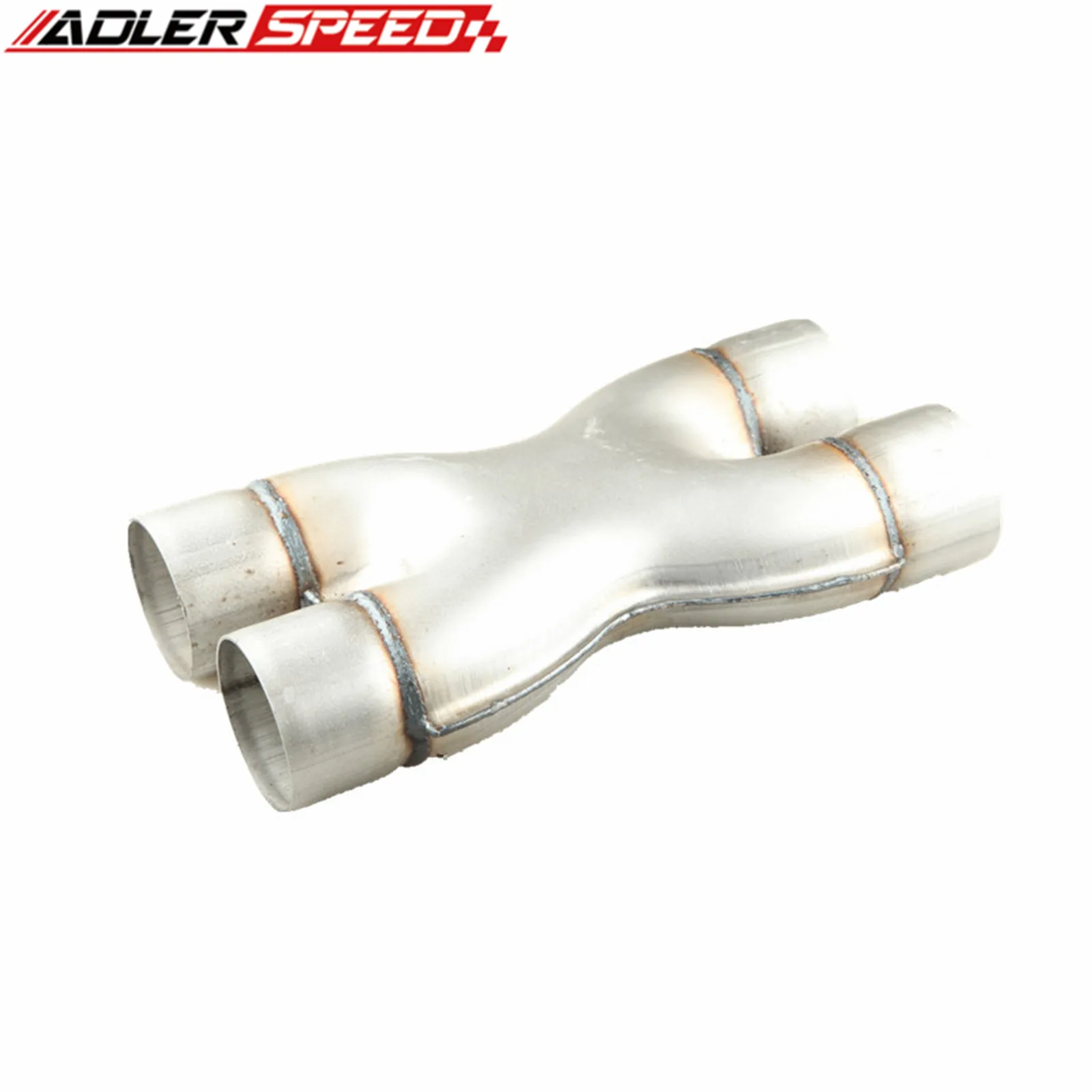 Car Crossover X-PIPE 2.25'' 2.5'' 3'' In/Out Car Exhaust System Aluminized Steel Universal Muffler Tip Four Way Exhust Pipe