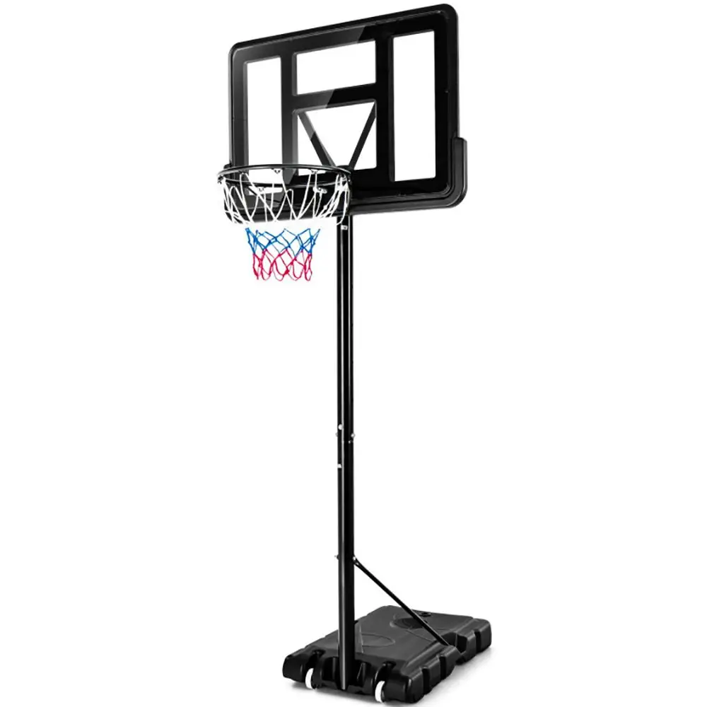 Portable Adjustable Basketball Hoop Stand with Shatterproof Backboard and Wheels for Outdoor Courtspromote sales