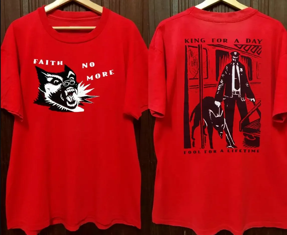Vintage 90s Faith No More King For A Day Fool For A Lifetime T-shirt, size S-5XL