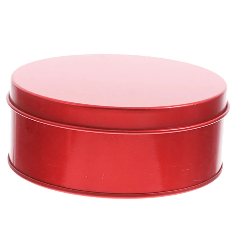 

Delicate Round Tinplate Box Cookie Container For Chocolate Tea Snacks Treats Small Gift Metal Storage Organizer With Lid Candy