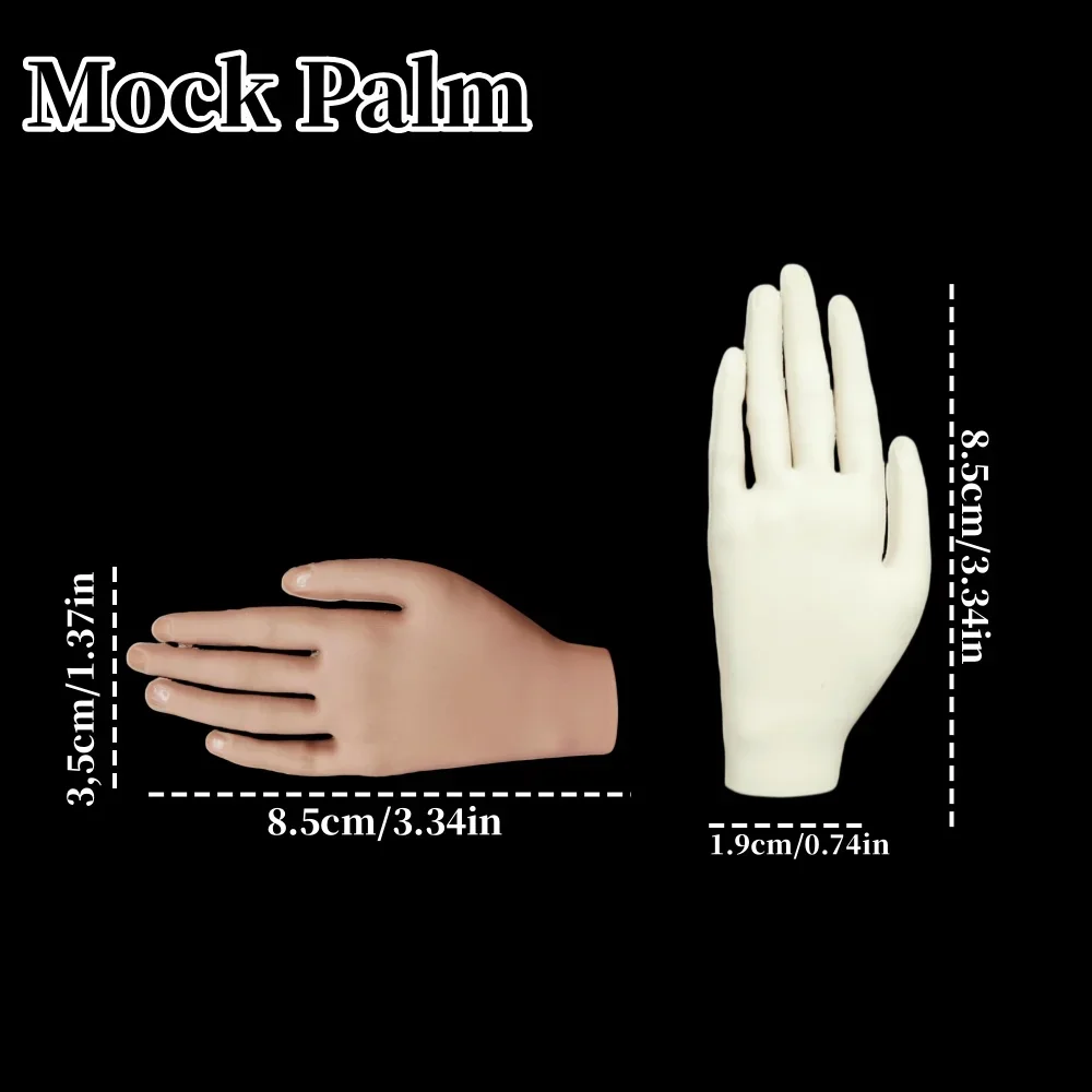 2pcs Hand Shoe Charms Flexible Parody Clogs Sandals PVC Garden Shoe Decorations Funny Gift for Friends