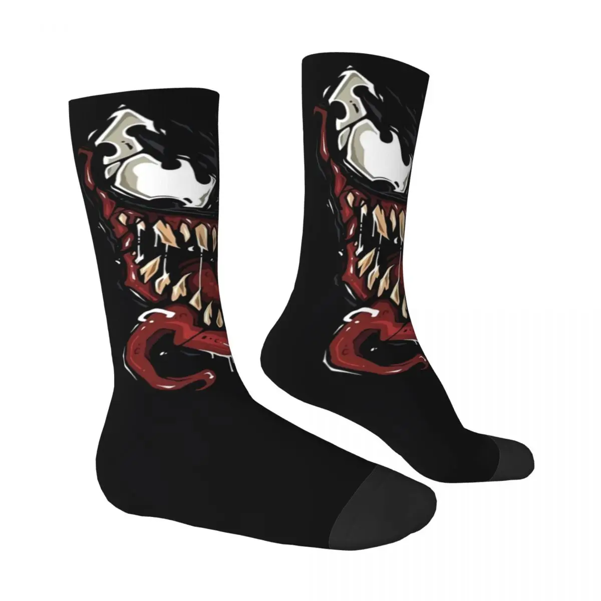 Venom Cool Medias Gráficas Novedad Calcetines Invierno Calcetines Antideslizantes Pareja Correr Deportes Calcetines De Alta Calidad