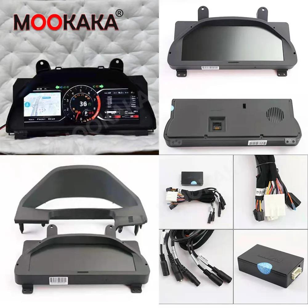 For TOYOTA MARK X MARKX 2010-2017 Reiz Android Digital Cluster Virtual Cockpit Auto Dashboard Speed Screen Multimedia Player