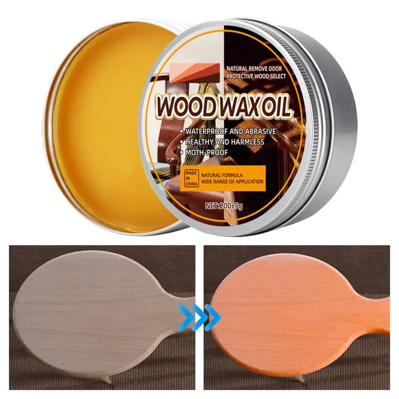 Natural Beeswax Furniture Care Polishing Waterproof Wood Seasoning Beewax Complete Solution Furniture Care Beeswax Home Cleaning