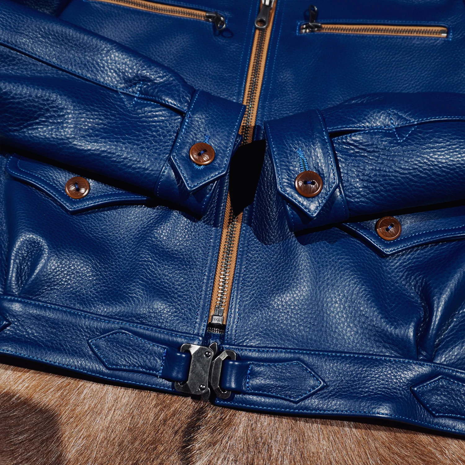 خياط براندو 1.6 مللي متر كامل الحبوب الخضار المدبوغة جلد البقر الوزن الثقيل الرجال قصيرة هارتمان الكلاسيكية جلد طبيعي سترة الطيار