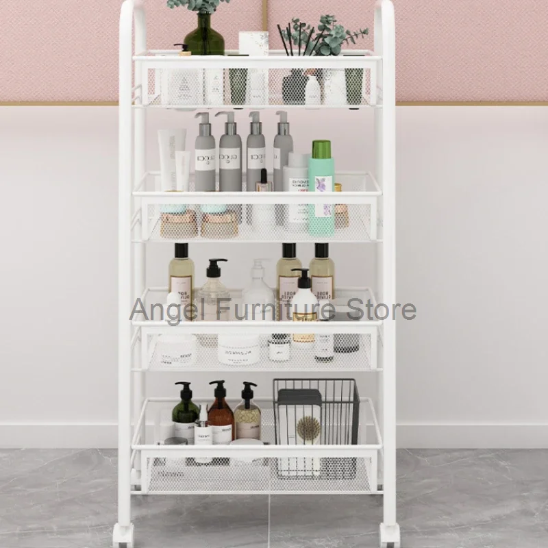 

Tool Cosmetic Salon Trolley Drink Hair Stylist Manicure Salon Trolley Utility Cart Serving Werkzeugwagen Beauty Furniture YN50ST