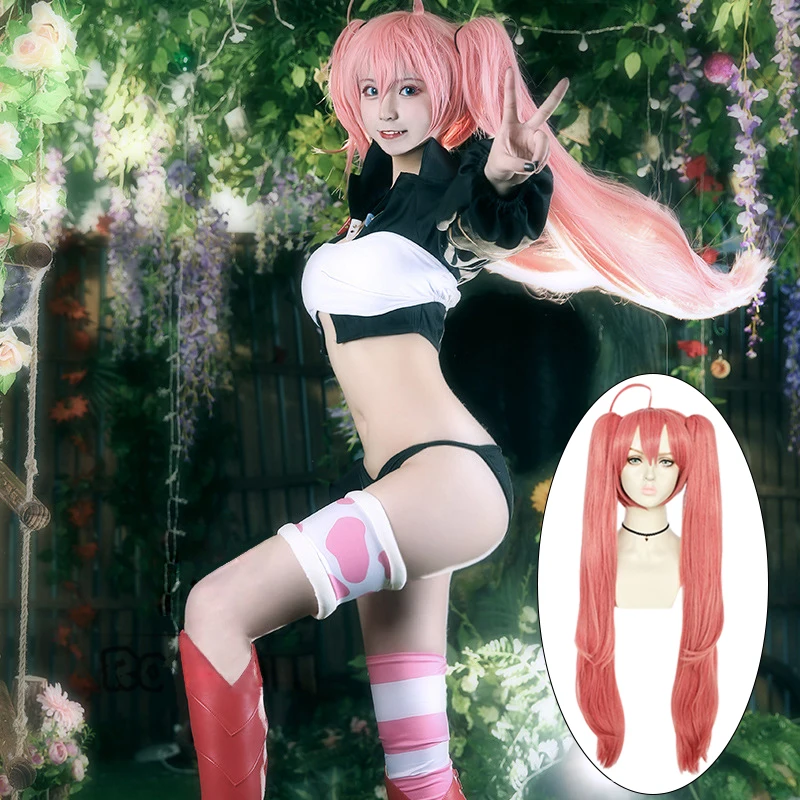 

Nava Milim Cosplay Costume Anime That Time I Got Reincarnated as a Slime Uniform And Wig Christmas Carnival Full Set