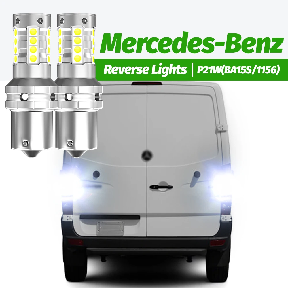 

2x LED Reverse Light P21W BA15S Canbus For Mercedes Benz Viano W639 Vito W638 W639 Citan W415 Sprinter B905 B906 B907 B910 B909