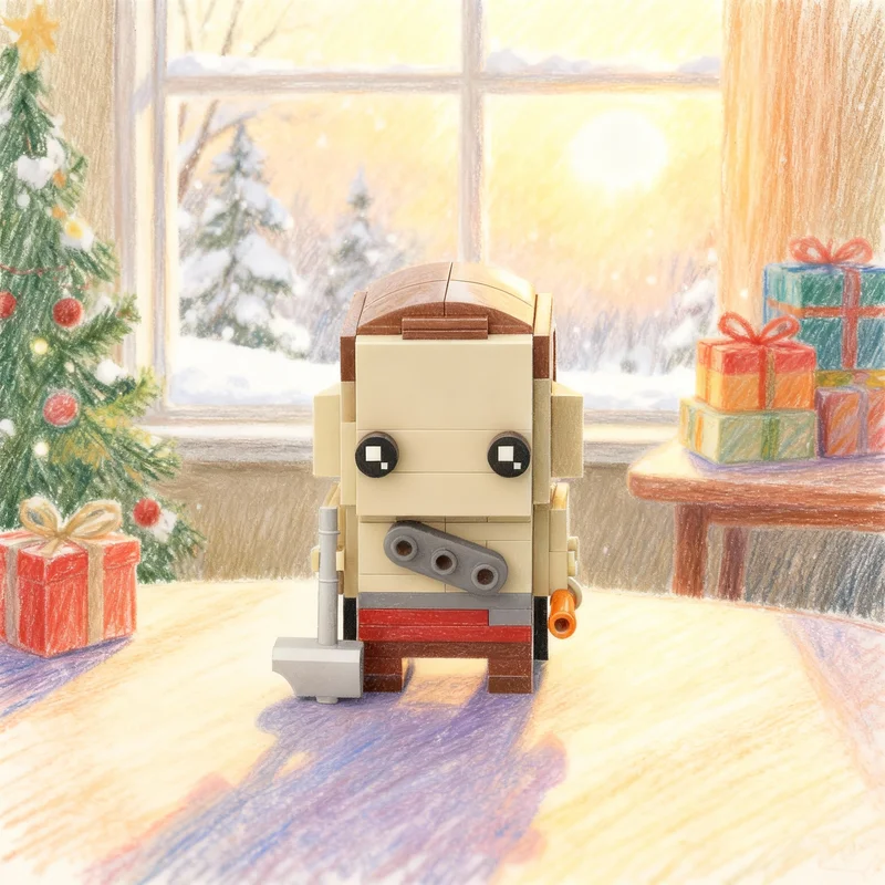 

Набор строительных блоков MOC Baradun The Brickheads Brickheadz, 461 деталь, конструктор, идея для рождественского подарка, развивающая игрушка