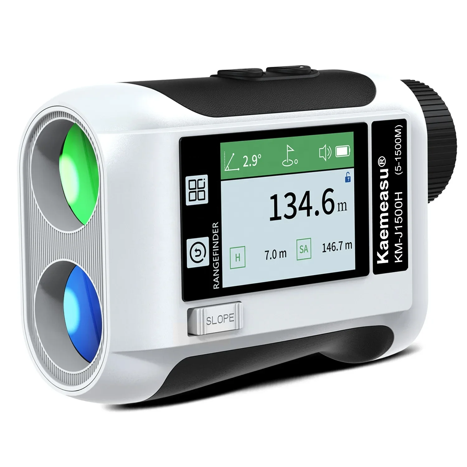 Upgraded LCD screen Golf Sport Laser Range Finder 1500m optical instruments hunting diastimeter intelligent golf telescope