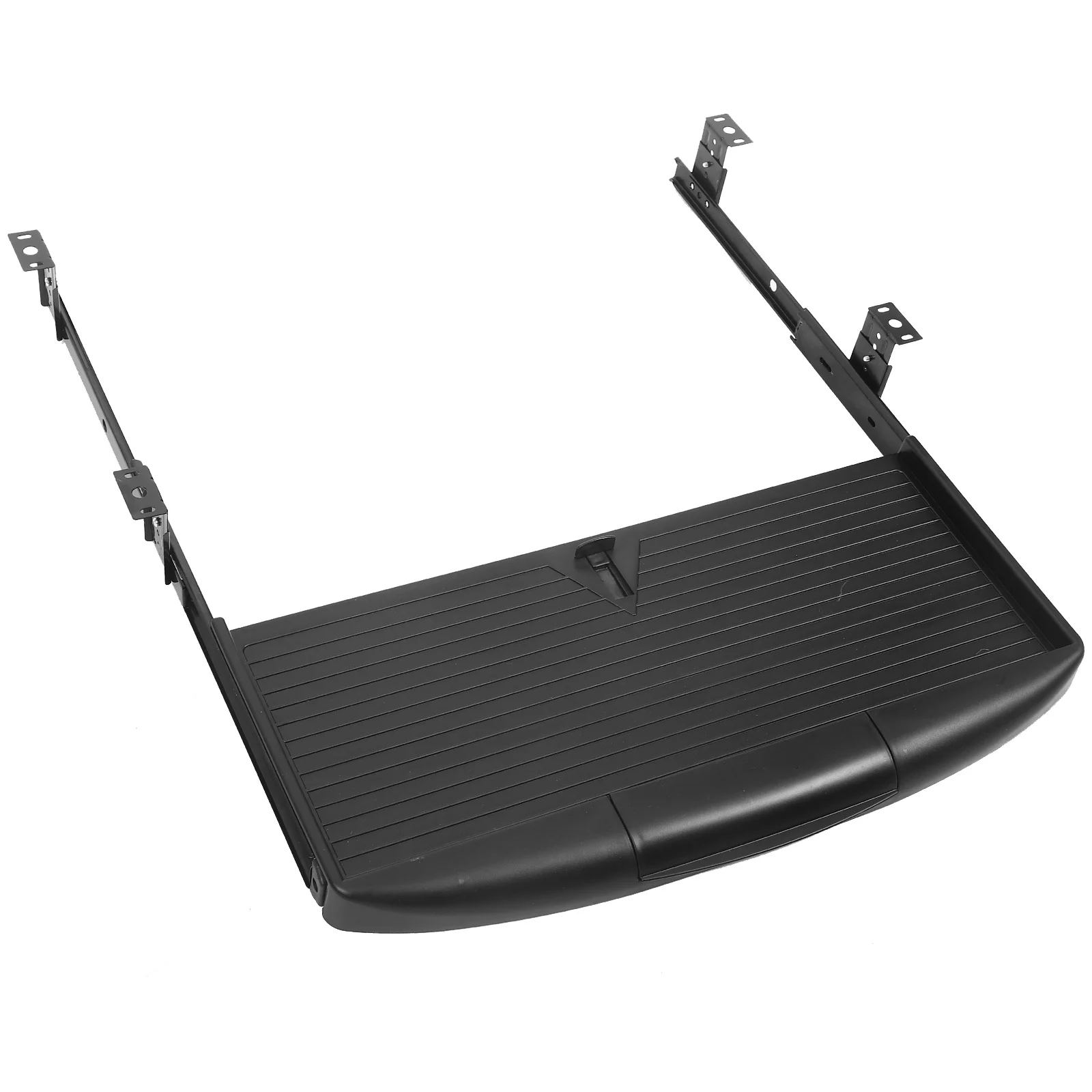 

Tray Full Extension Drawer Slides Under Desk Storage Organizer Slide-Out Platform For Computer Keyboard Height Adjustable