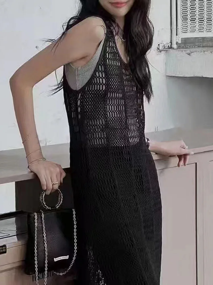 Women\'s Big Mosaic Mesh Fabric,Designers Fashion Show Cloth,Innovative Sewing Materials,DIY, Summer,Hollow Out Vest Net Cloth
