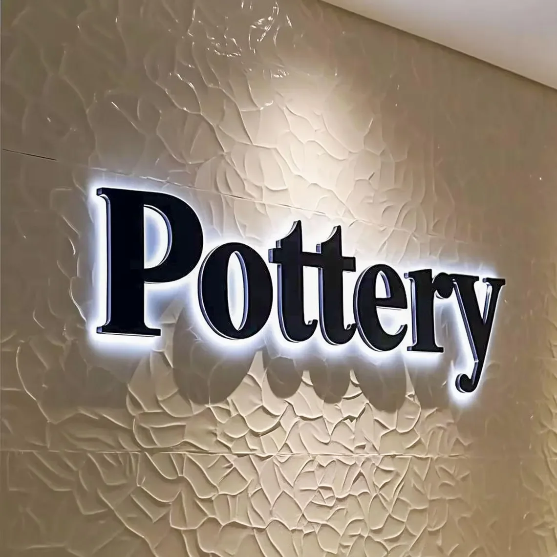 

Custom Luminous Characters Backlit Sign Metal Letters for Business Logo Led Backlit Company Storefront Outdooor indoor Signs