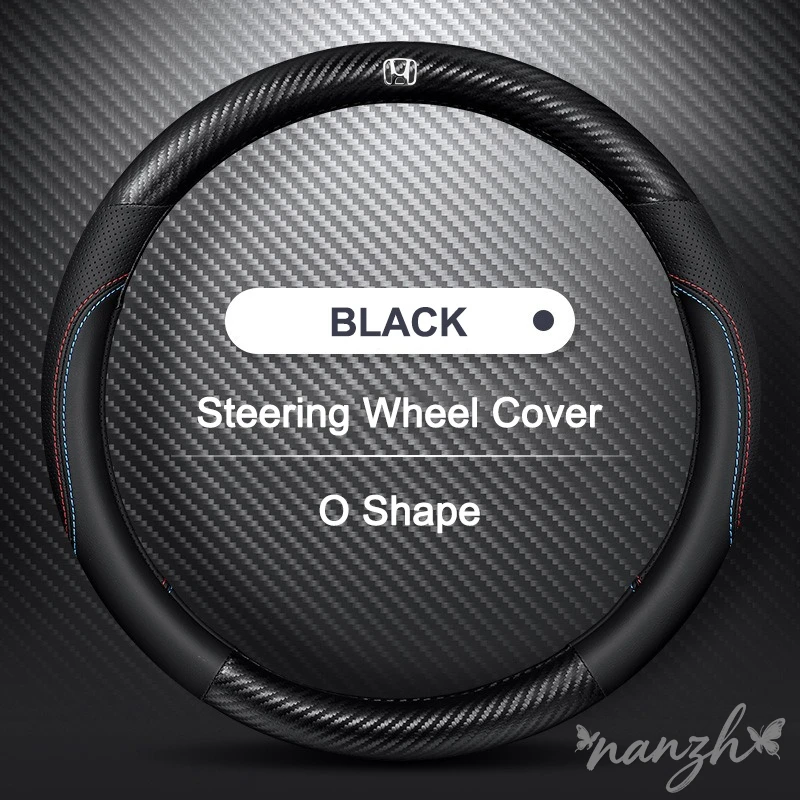 Nueva Funda de Cuero para Volante de Coche para Honda Passport CRV HRV Pilot City Civic Accord 2025 2026 Accesorios Adhesivos Auto