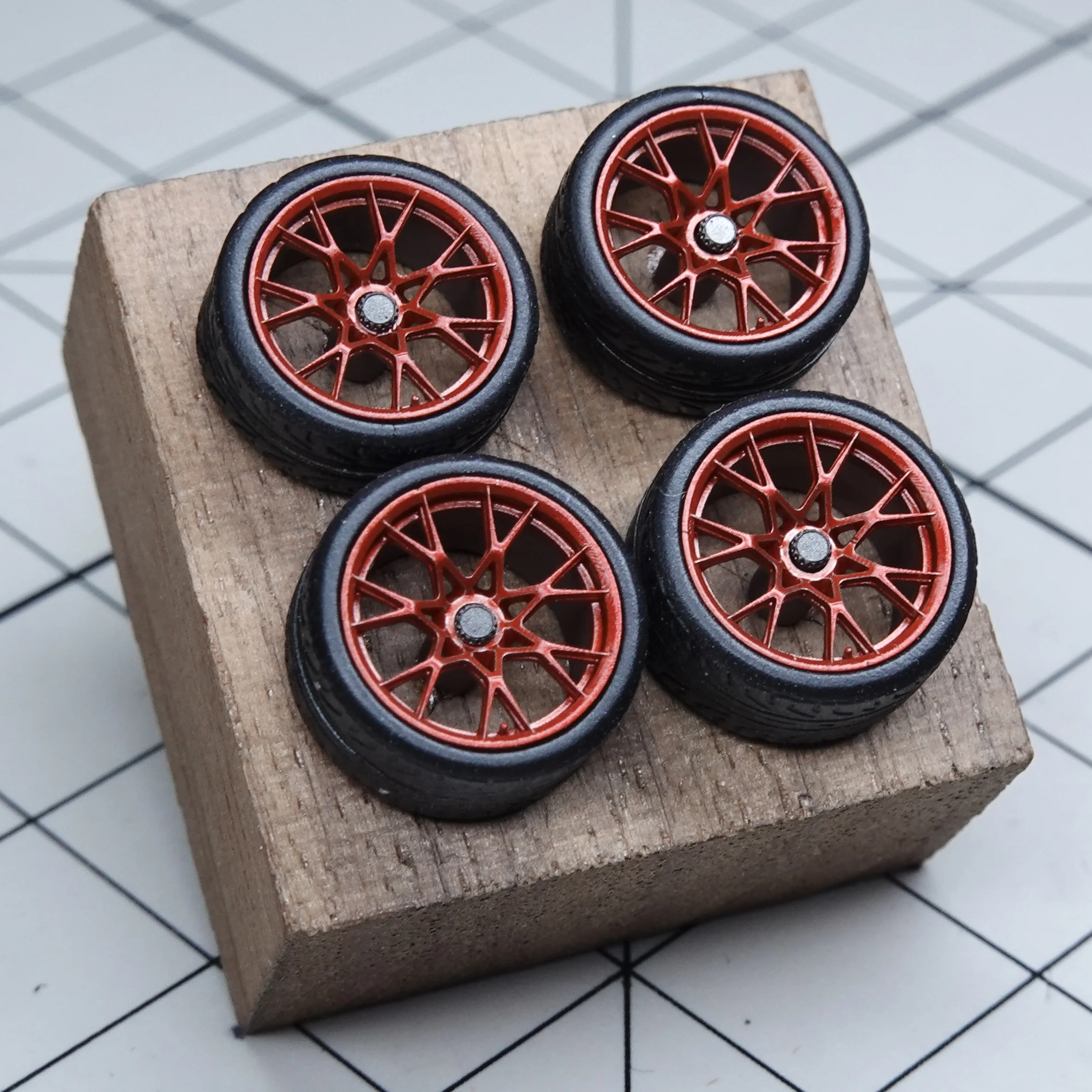 PuffStudio_1/64 مقياس محور عجلات 8.5/8.8 مللي متر المكونات في محور مناسبة ل 1/64 تعديل نموذج السيارة الملحقات