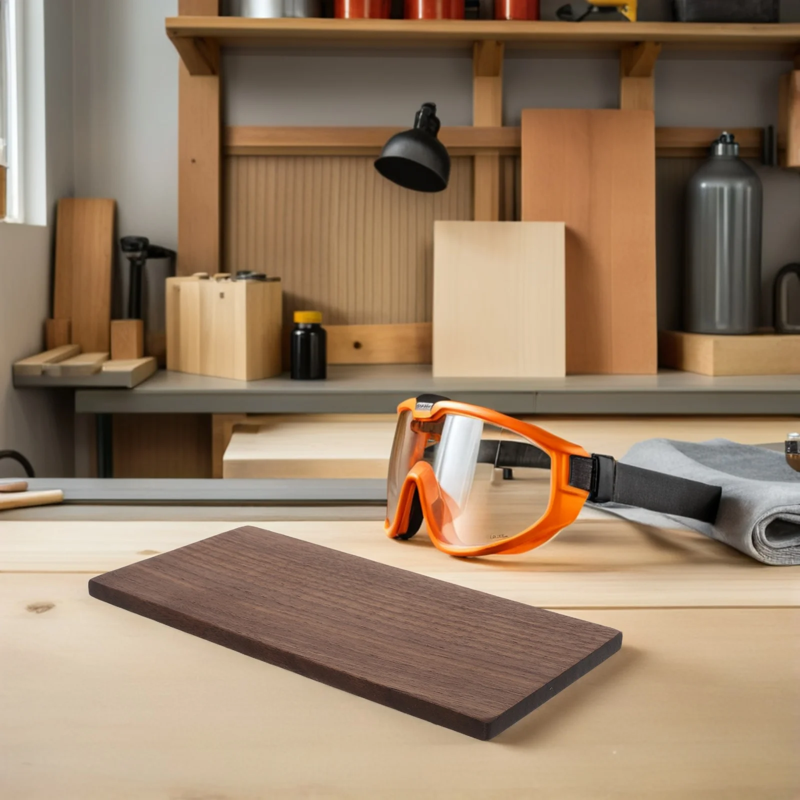 

2Pcs Walnut Wood Boards Thick Natural Plywood Sheets for DIY Crafts Cutting Engraving Burning Projects Wood Planks