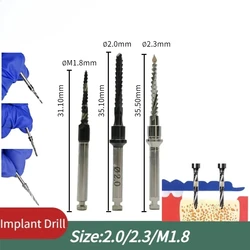 Dental Cross Cutter Implant Drill Bone Cut Blade Fit Lindemann Osstem 2.3/2.0/M1.8 Planting Tool Pre Drilling Pioneer Drill