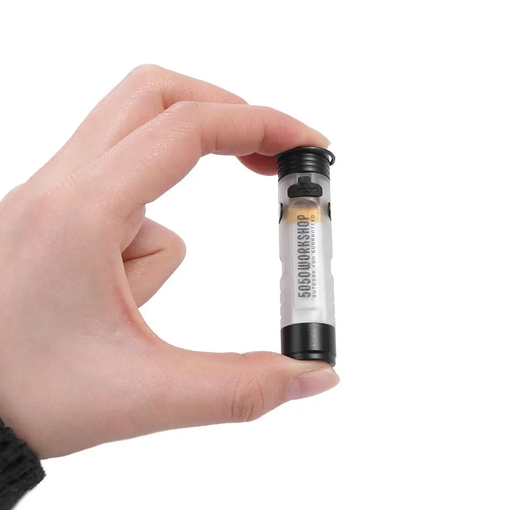 

Portable LED Small Flashlight Lightweight Rechargeable Mini Flashlight High Bright Compact Pocket Camping Light Emergency