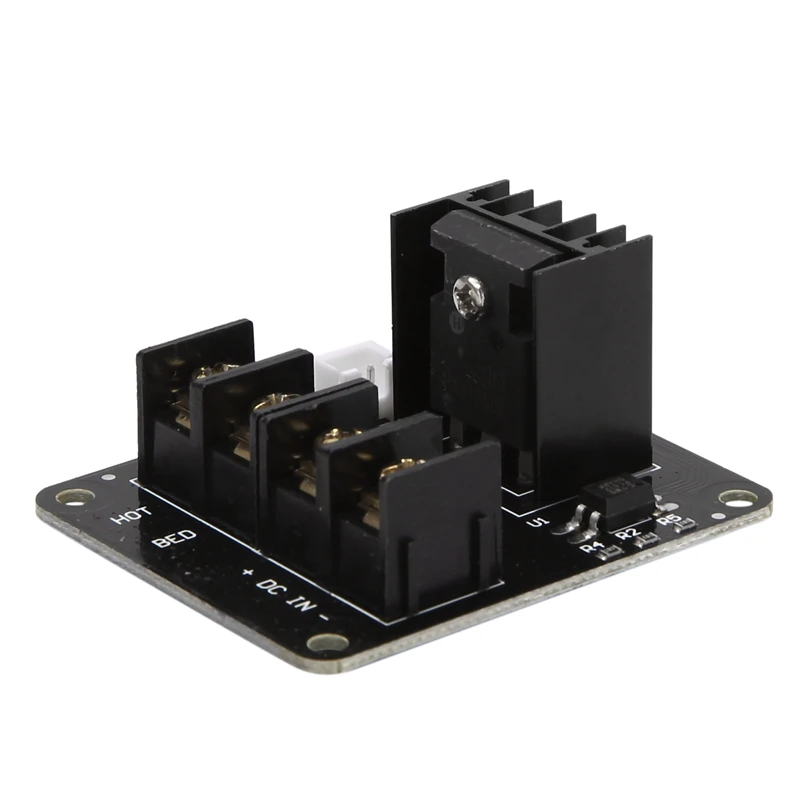 3Dプリンター用のmosfet拡張モジュール,黒いホットベッドモジュール,2ピンリード,anet,a8,a6,a2,互換性