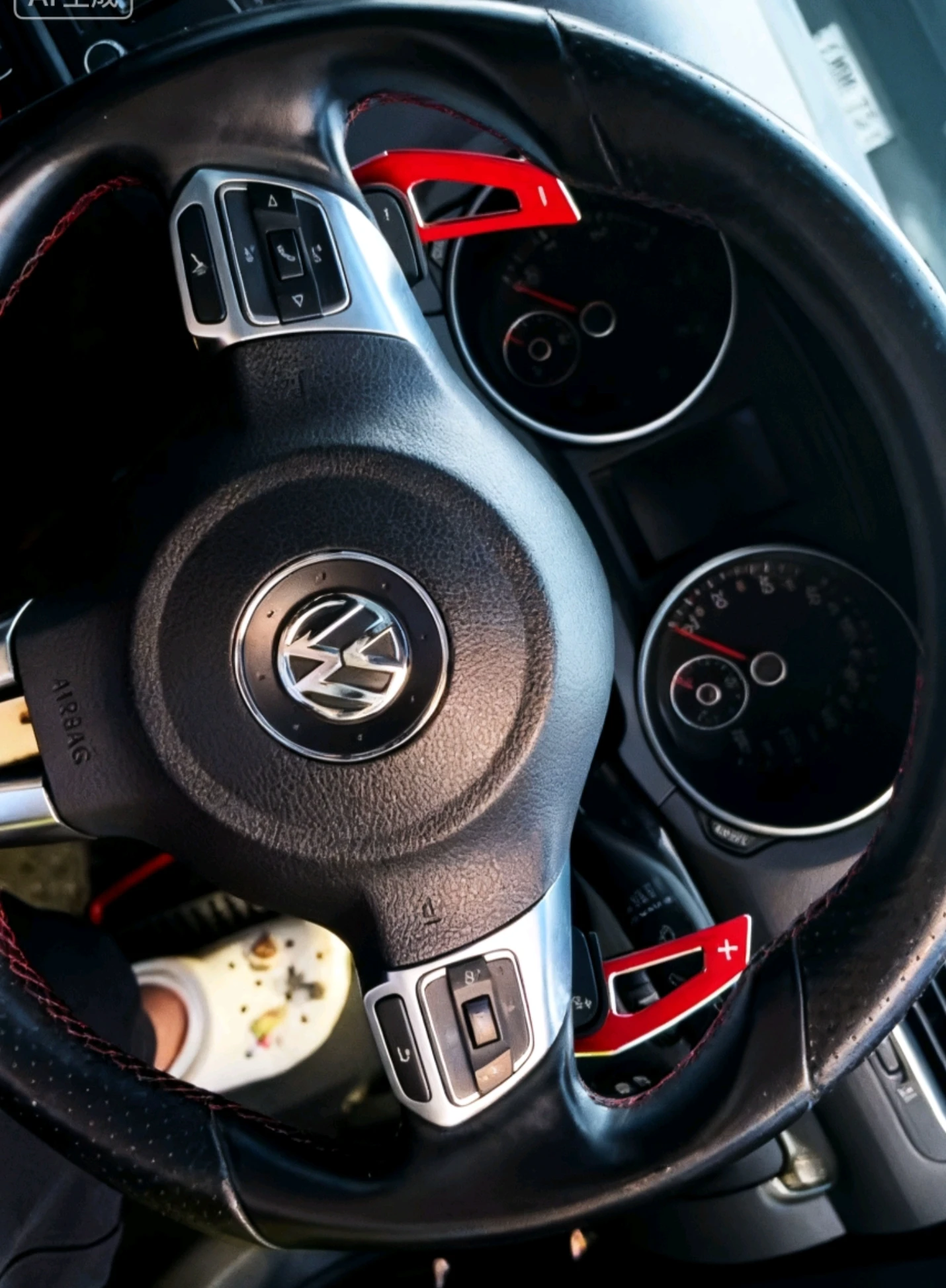 Aluminum Steering Wheel Paddles Extended Shift Cover For VW Beetle Scirocco Touareg Eos Sharan Tiguan R36 Golf5 6 GTI Polo Jetta