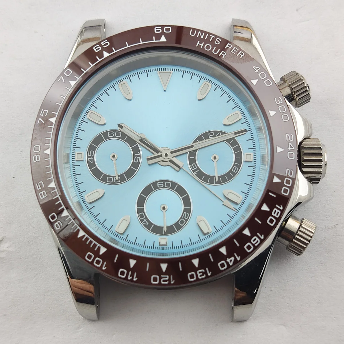 นาฬิกาควอตซ์สไตล์ญี่ปุ่น vk63 nh35โลโก้ได้ตามต้องการ B4นาฬิกาควอตซ์แบบ VK63