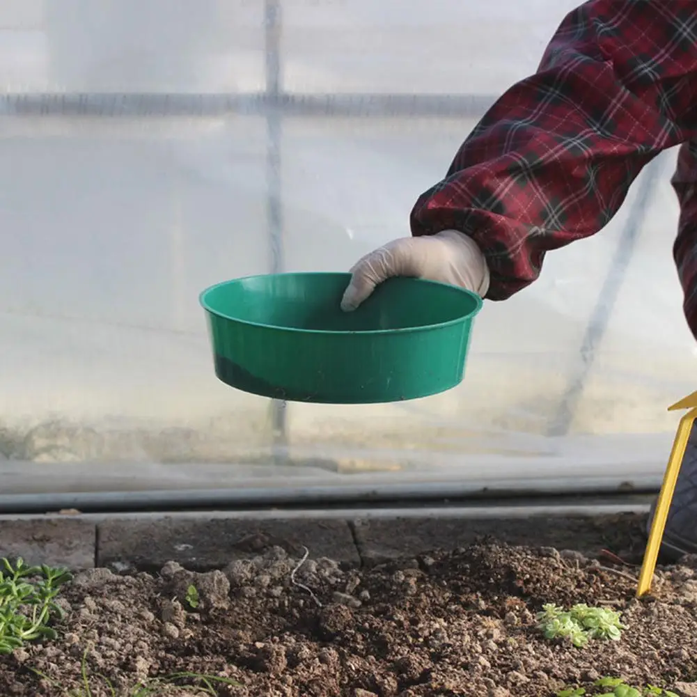 Garden Soil Filter Home Garden Tool Fine Mesh Soil Sieve Mining Sand Sifter Garden Soil Sieve for Plant Soil Stone Sifting