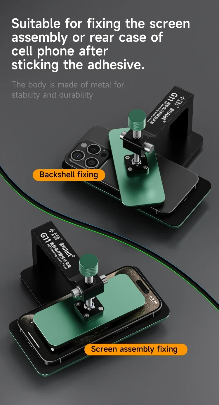 Xzz g11 Dosier halte vorrichtung für Handy-LCD-Bildschirm/Rückseite/mittlerer Rahmen Druck halterung Reparatur von Dichtung massen