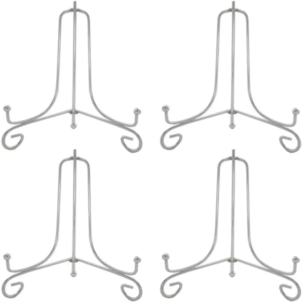 Durable Foldable Plate Stands Iron Solid Metal Easel Rack 4 6 8 10 12inch Display Stand Vinyl Table Top Display