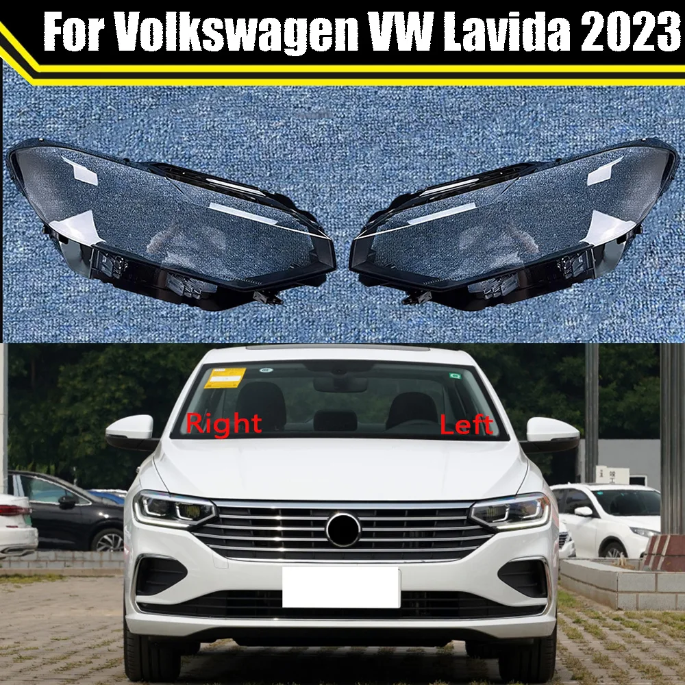 

Auto Head Lamp Light Case For Volkswagen VW Lavida 2023 Car Headlight Lens Cover Lampshade Glass Lampcover Caps Headlamp Shell