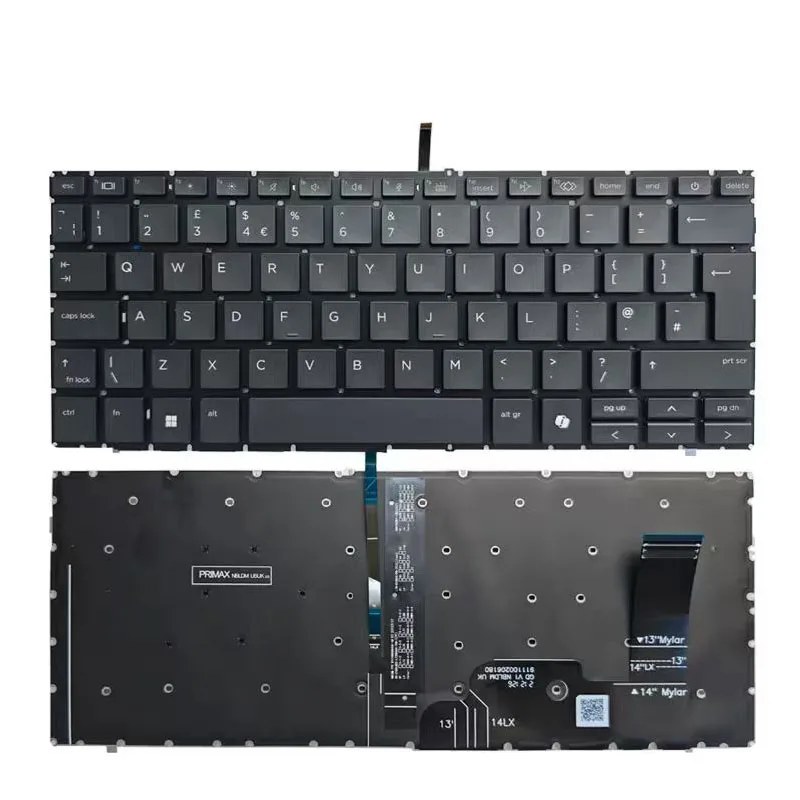 

UK/LA/FR Backlight Backlit Keyboard With AI Key For HP EliteBook 835 830 840 845 G9 G10 G11 Black Color