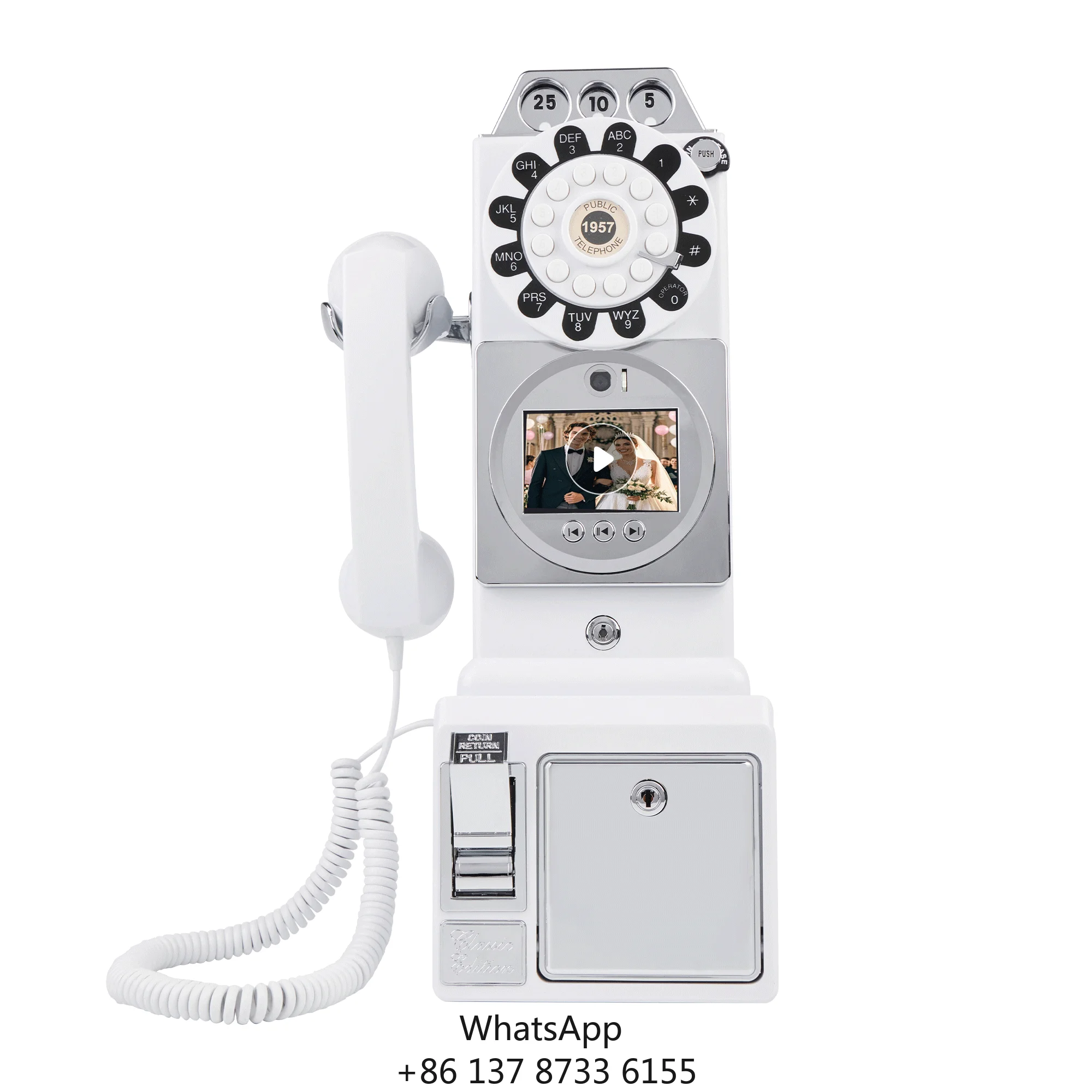 

Wedding Decoration White Video Guestbook Wedding Check-in Guest Message Board Birthday Party High-definition Video Guest Book