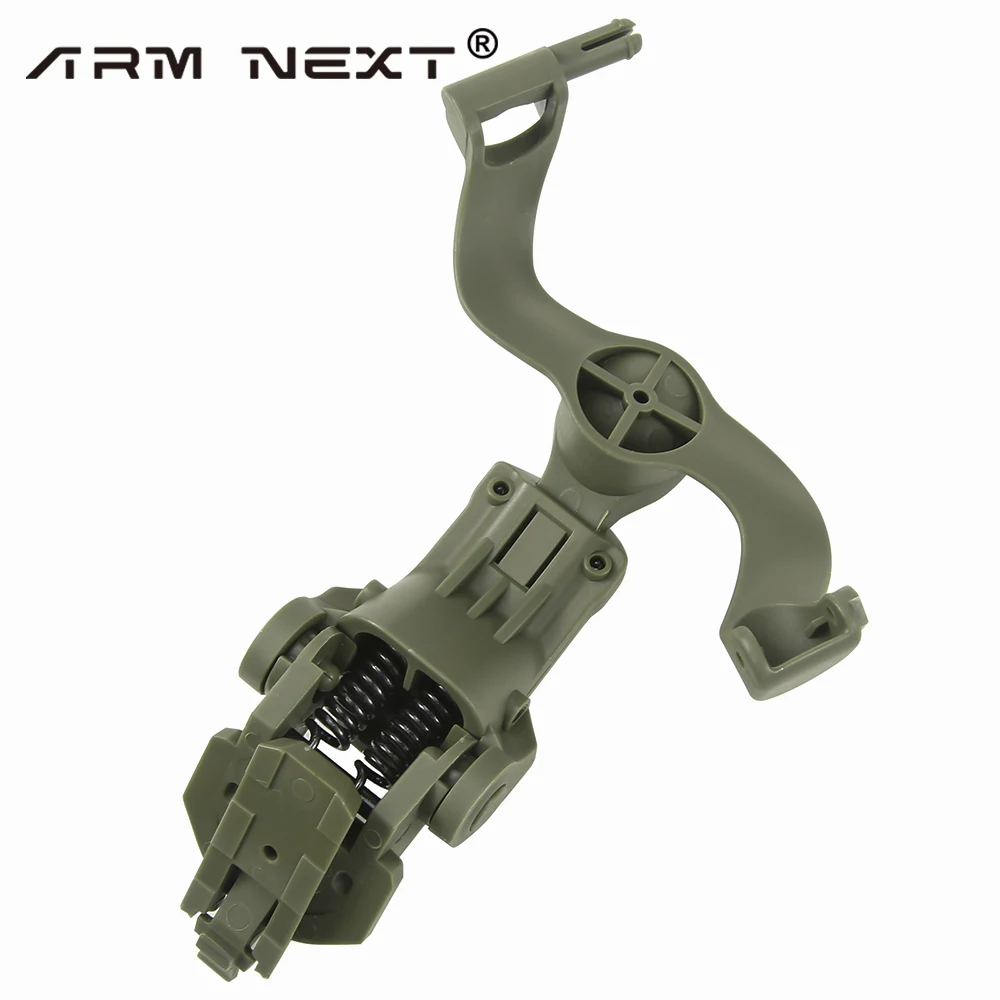 Shooting Headset Bracket Kit Multi-angle Rotation Helmet Rail Adapter Fit OPS Core ARC and Team Wendy Rail Headphone Mount